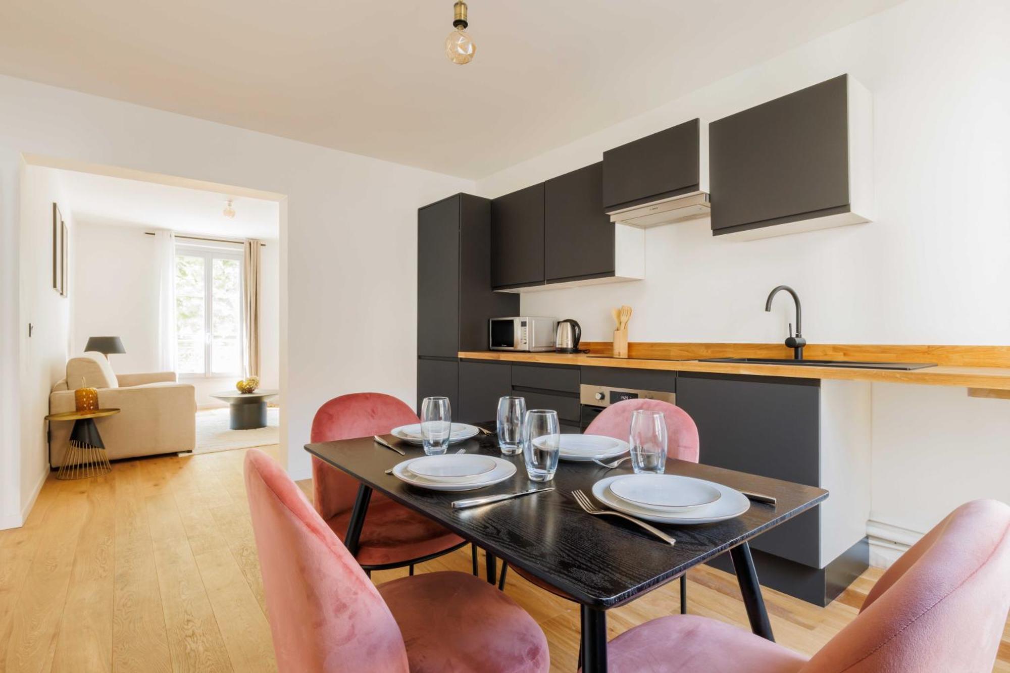 Chic Appartement - 1Br-4P - Chateau De Vincennes Exterior foto